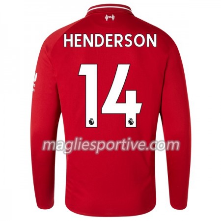 Completo Calcio Liverpool Henderson 14 Divisa Prima 2018/2019 ML